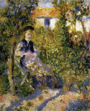 庭のニニ ピエール・オーギュスト・ルノワール Oil Paintings